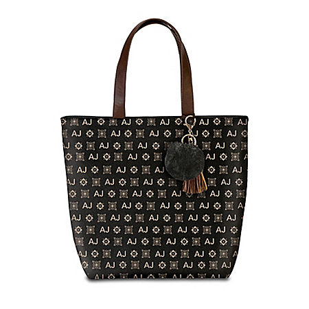 Just My Style Personalized Initials Women’s Fashion Tote Bag