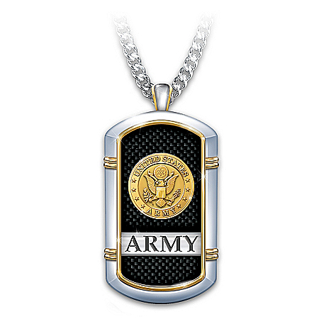 Strength Of The Army 24K Gold-Plated Necklace