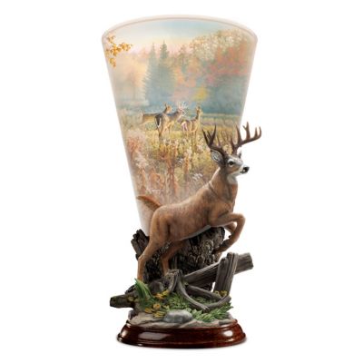 Buy Greg Alexander Magic In The Meadow Deer-Themed Torchiere Sculpture
