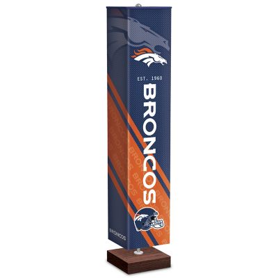 Buy Denver Broncos NFL Floor Lamp With Foot Pedal Switch