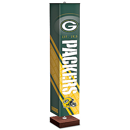 Green Bay Packers NFL Floor Lamp With Foot Pedal Switch