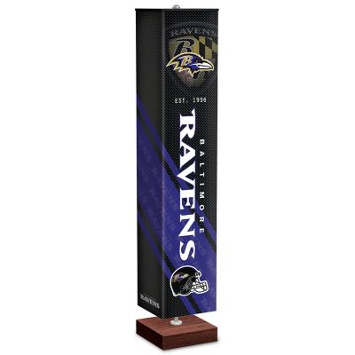 Buy Baltimore Ravens NFL Floor Lamp With Foot Pedal Switch