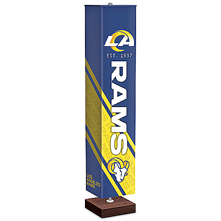 Los Angeles Rams NFL Floor Lamp With Foot Pedal Switch
