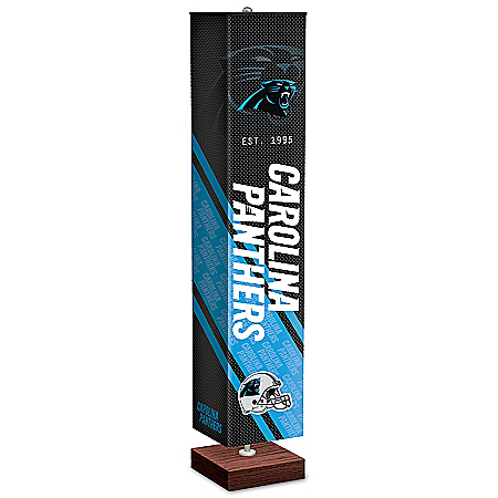 Carolina Panthers NFL Floor Lamp With Foot Pedal Switch