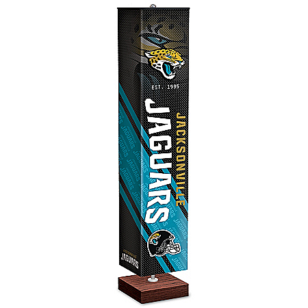 Jacksonville Jaguars NFL Floor Lamp With Foot Pedal Switch
