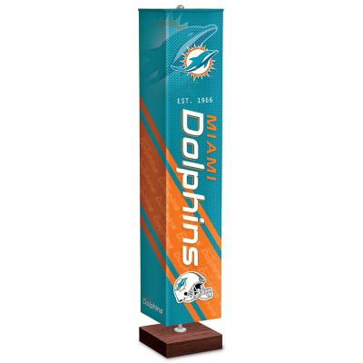 Buy Miami Dolphins NFL Floor Lamp With Foot Pedal Switch