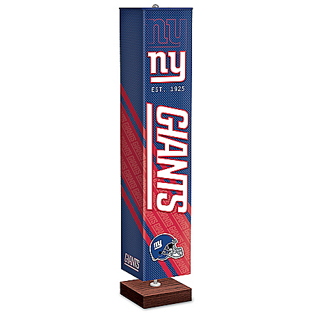 New York Giants NFL Floor Lamp With Foot Pedal Switch