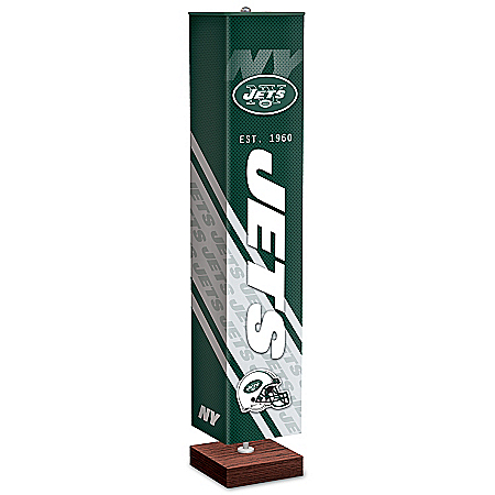 New York Jets NFL Floor Lamp With Foot Pedal Switch