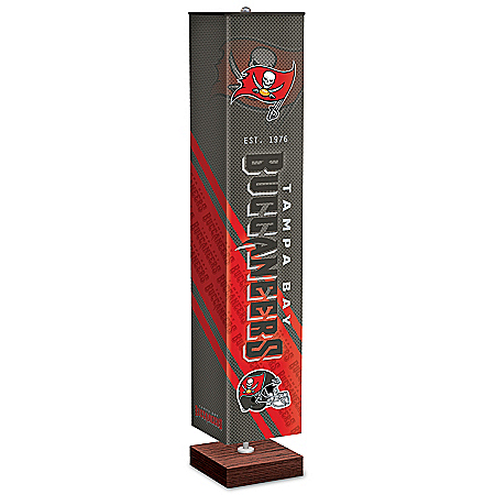 Tampa Bay Buccaneers NFL Floor Lamp With Foot Pedal Switch