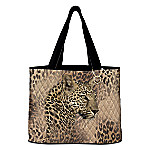 Buy In The Spot-Light Leopard Print Quilted Tote Bag With Heart-Shaped Charm