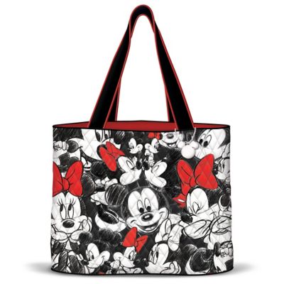 Buy Disney's Mickey Mouse & Minnie Mouse Quilted Tote Bag