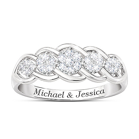 Love Of A Lifetime Women’s Personalized Diamond Anniversary Ring – Personalized Jewelry