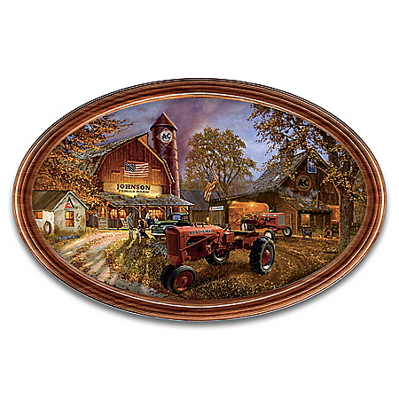 Dave Barnhouse Allis-Chalmers Personalized Framed Collector Plate