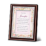 Buy My Sister, My Best Friend Personalized Poem In Mahogany-Finished Frame