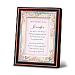 Buy My Dearest Daughter-In-Law Personalized Poem In Mahogany-Finished Frame