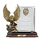 Buy An Officer's Honor Personalized Police Sculpture With Fully Sculpted Eagle & Laser-Engraved Poem