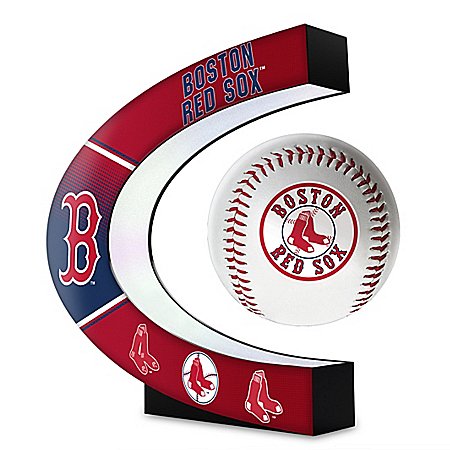 Boston Red Sox Levitating MLB Baseball