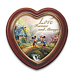 Buy Disney Thomas Kinkade Sweetheart Bridge Heart-Shaped Framed Canvas Wall Decor