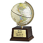 Buy My Son, You Mean The World To Me Personalized Globe Sculpture