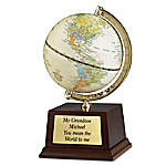 Buy My Grandson, You Mean The World To Me Personalized Globe Sculpture