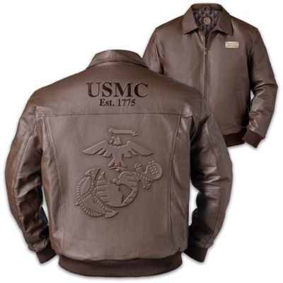 usmc leather flight jacket
