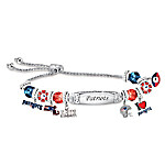 Buy Go New England Patriots! Women's Personalized Charm Bracelet