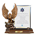 Buy Coast Guard Honor Personalized Sculpture With Statement Of Dedication & Fully Sculpted Eagle