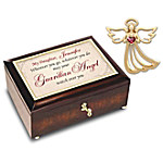 Buy Guardian Angel 18K Gold-Plated Keepsake Pin And Personalized Music Box Set