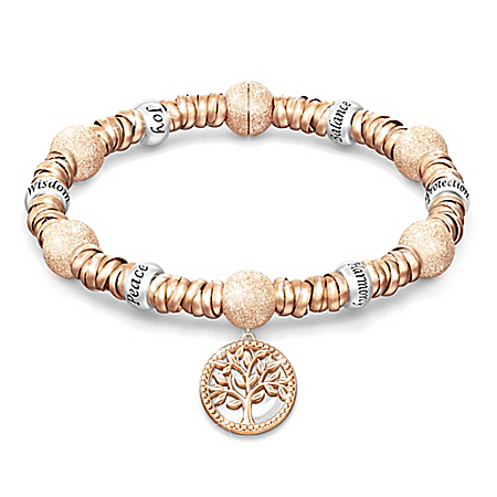Tree Of Life Inspirational Copper Bracelet