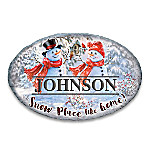 Buy Snowman Personalized Holiday Outdoor Welcome Sign