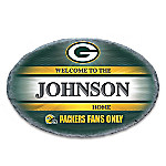 Buy Green Bay Packers Personalized NFL Outdoor Welcome Sign