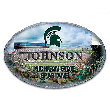 Michigan State University Spartans Personalized Outdoor Welcome Sign