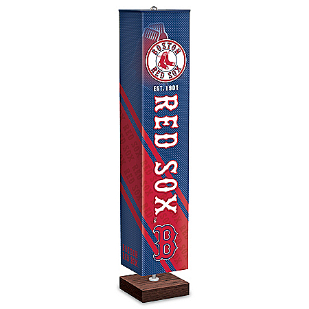 Boston Red Sox MLB Floor Lamp With Foot Pedal Switch
