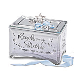 Buy Reach For The Stars Personalized Mirrored Music Box With Poem Card & Heart-Shaped Charm