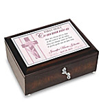 Buy First Holy Communion Personalized Pink Heirloom Music Box