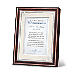 Buy First Holy Communion Personalized Blue Prayer Frame