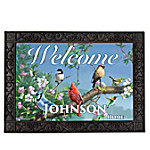 Buy James Hautman Garden Songbirds Personalized Outdoor Non-Slip Welcome Mat