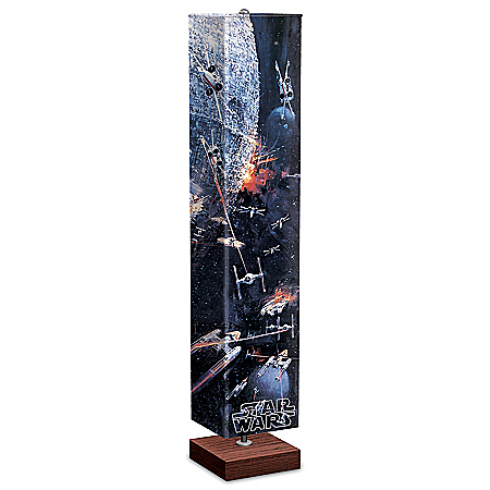 Star Wars Battle Of The Death Star Floor Lamp With Foot Pedal Switch