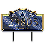 Buy Dallas Cowboys Personalized NFL Outdoors Address Sign