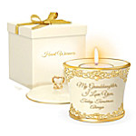 Buy My Granddaughter, I Love You Forever 22K Gold-Accented Candleholder With Heart-Motif Filigree