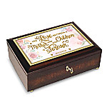 Buy A Mother's Love Is Forever Personalized Mahogany-Finished Keepsake Music Box With Poem Card