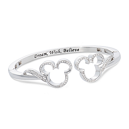 Mickey Mouse Believe Bracelet With 60 Crystals