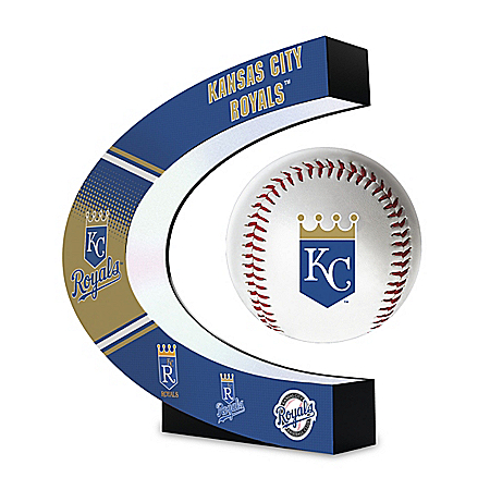 Kansas City Royals Levitating MLB Baseball Sculpture