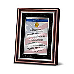 Buy Police: Blessed Are The Peacemakers Religious Prayer Personalized Frame Honoring Policemen