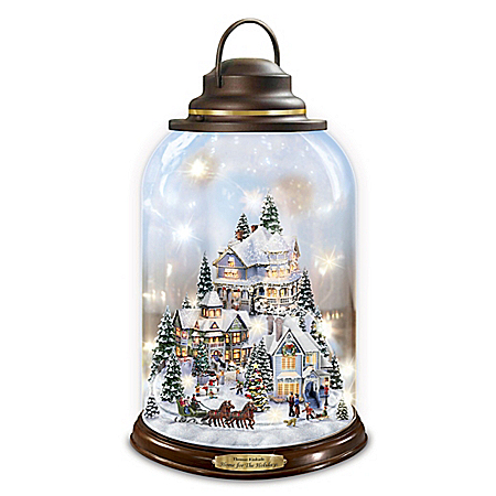 Thomas Kinkade Home For The Holidays Illuminated Lantern
