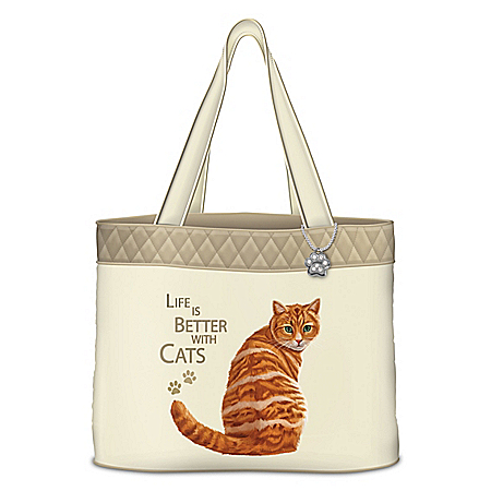 Life Is Better With Cats Tote Bag: Choose Your Breed