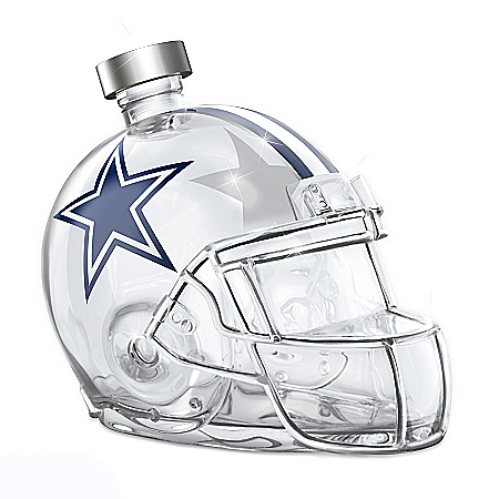 Dallas Cowboys Glass Helmet Decanter