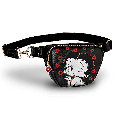 Betty Boop Faux Leather Hands-Free Purse