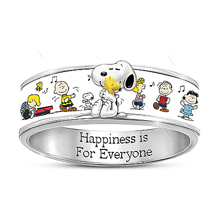 PEANUTS Happiness Spinning Ring