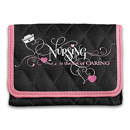 The Art Of Caring RFID Blocking Trifold Wallet For Nurses